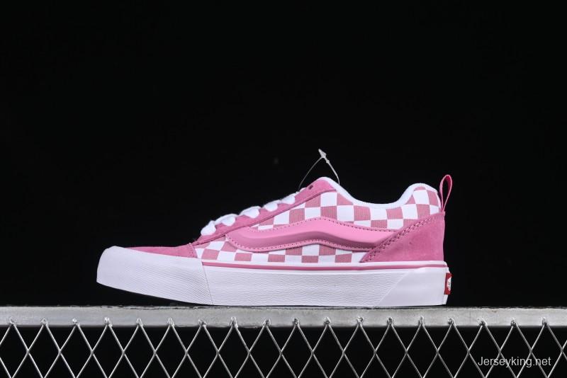 Vans Knu Skool Low-Top Retro Chunky Sneakers with Original Big Logo - VN000CRPBAK