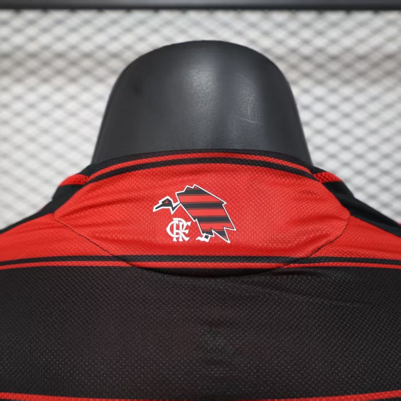 Player Version 25/26 Flamengo Home Long Sleeve Jersey