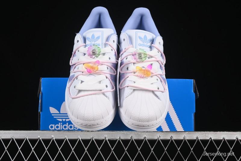 Adidas Superstar II Casual Sneakers with Shell Toe Design - JR1332