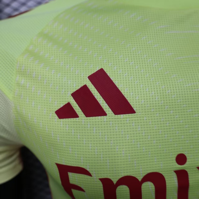 Player Version 25/26 Arsenal Home Yellow Goalkeeper Jersey