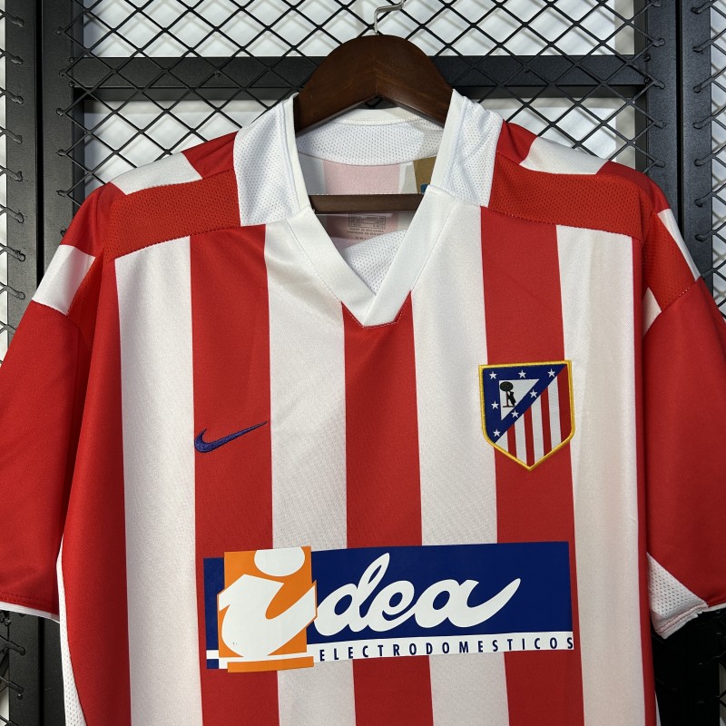 02/03 Retro Atletico Madrid Home Jersey