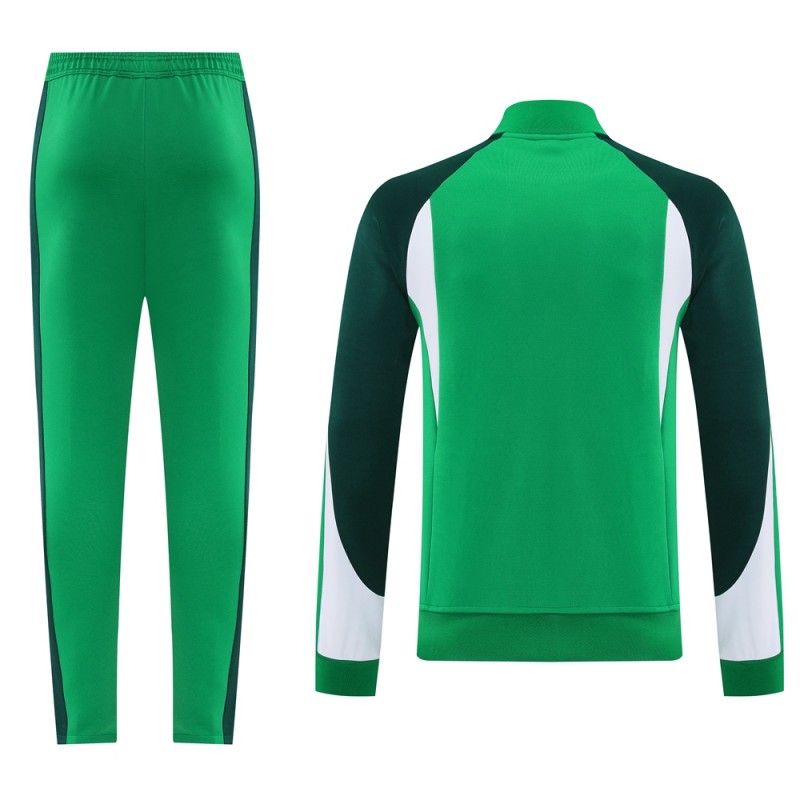 2025 NIKE Green Full Zipper Jacket +Long Pants