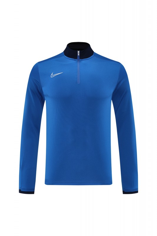 2025 Nike Blue Full Hoodie Zipper Jacket +Long Pants
