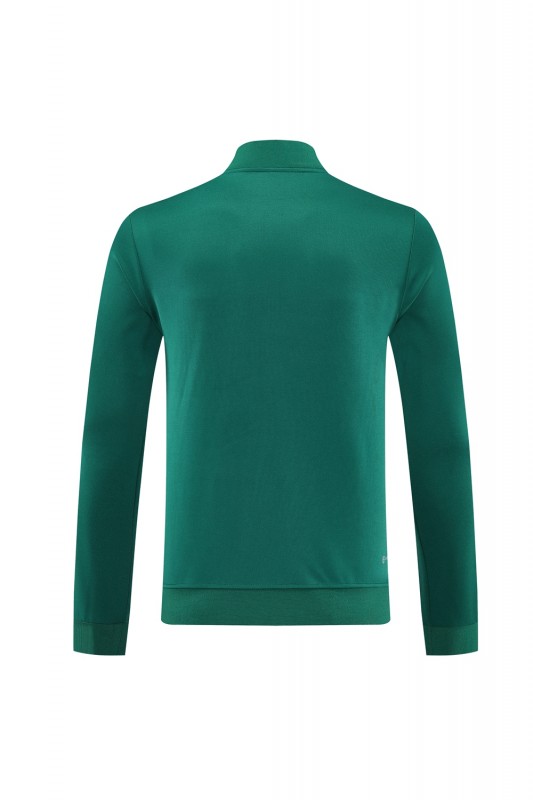2025 Adidas Green/Black Full Zipper Jacket +Long Pants