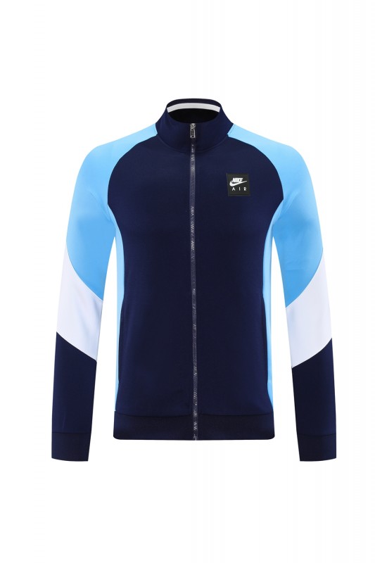 2025 NIKE Light Blue/Navy Full Zipper Jacket +Long Pants