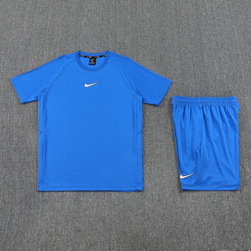 25/26 Nike Blue Short Sleeve Jersey+Shorts