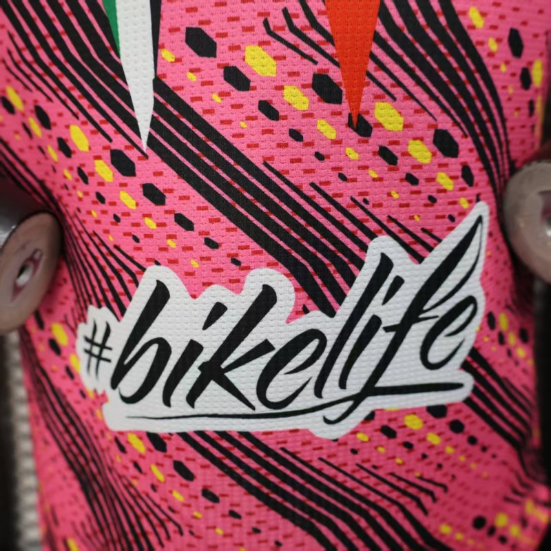 Player Version 25/26 CD Palestine Pink with Geometric Wave Pattern Jersey
