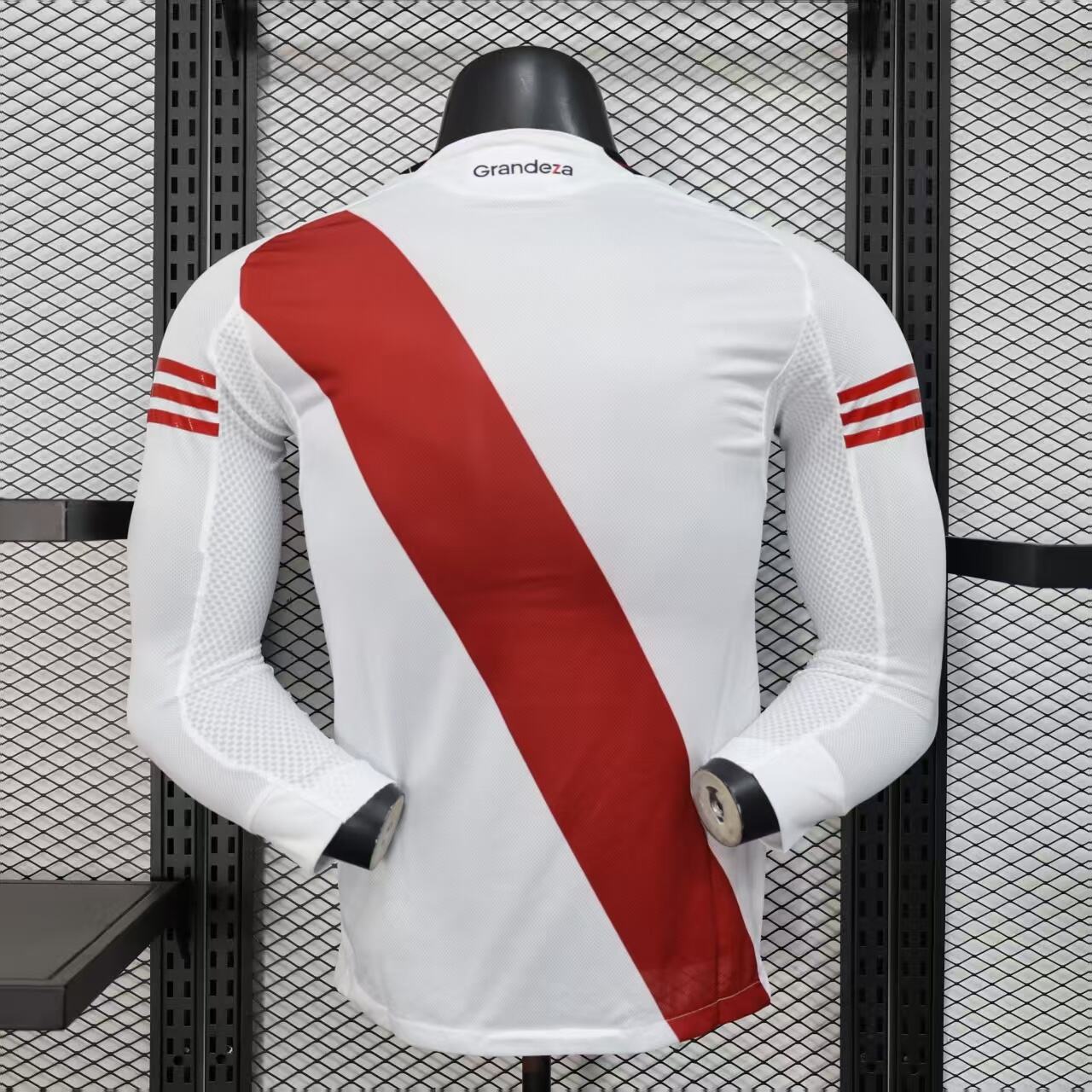 Player Version 25/26 River Plate Home Long Sleeve Jersey