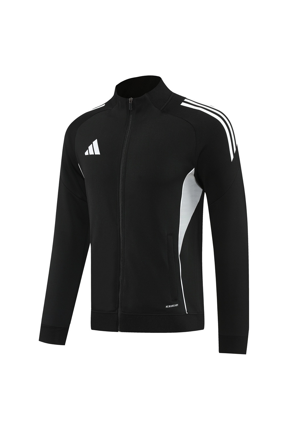 2025 Adidas Black Full Zipper Jacket + Long Pants
