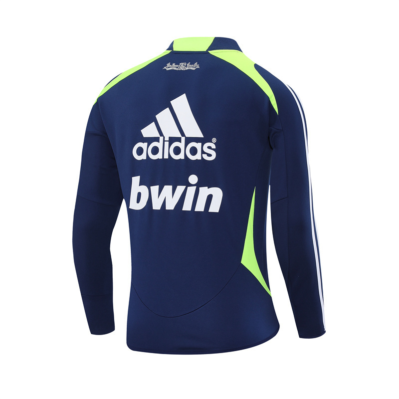 Retro 12/13 Real Madrid Royal Blue Half Zipper Jacket