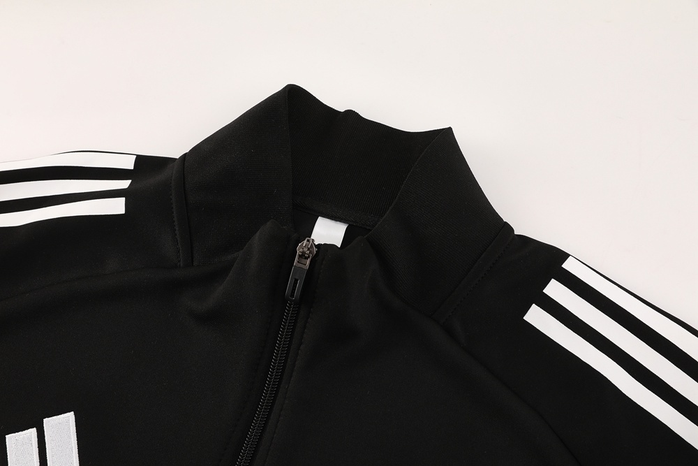 2025 Adidas Black Full Zipper Jacket + Long Pants