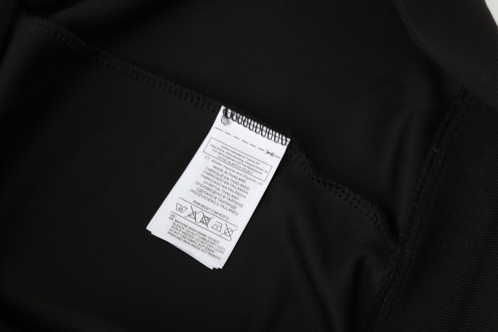 2025 Adidas Black Full Zipper Jacket + Long Pants