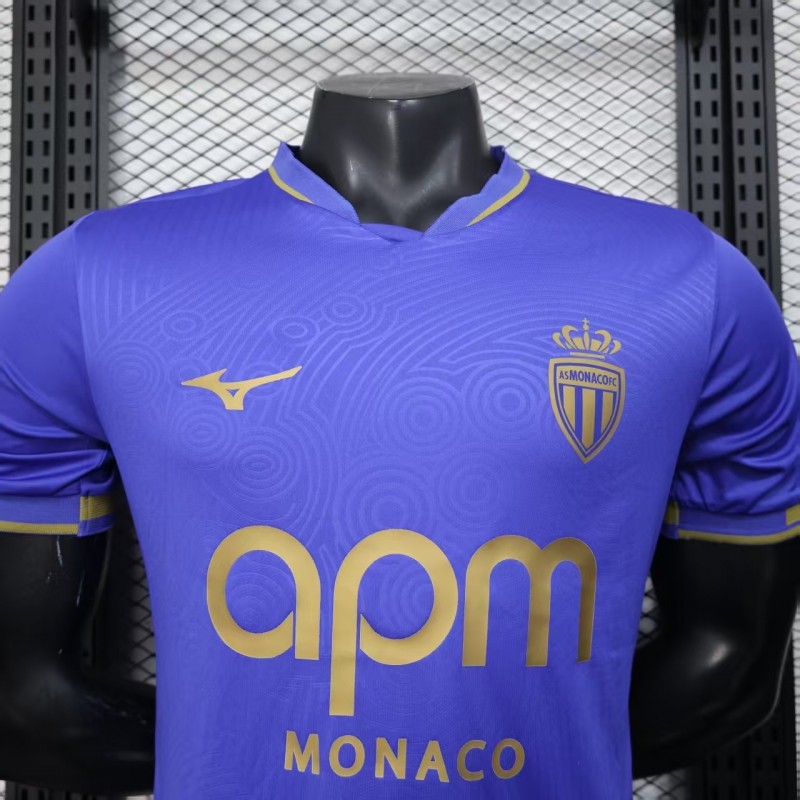Player Version 25/26 Monaco Away Blue Jersey