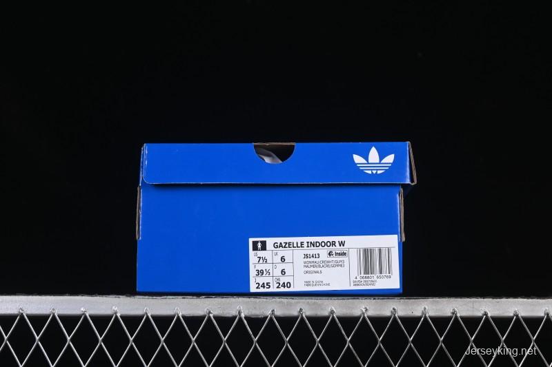 Adidas Originals Gazelle Indoor Retro Casual Slip-Resistant Wear-Resistant Low-Top Skate Shoes - JS1413