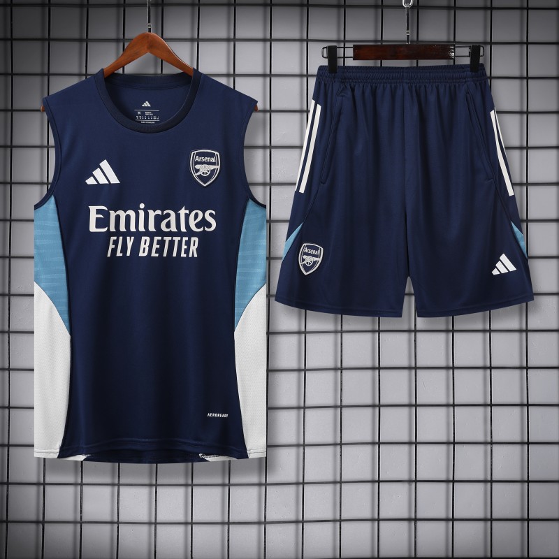 25/26 Real Madrid Navy Vest Jersey+Shorts