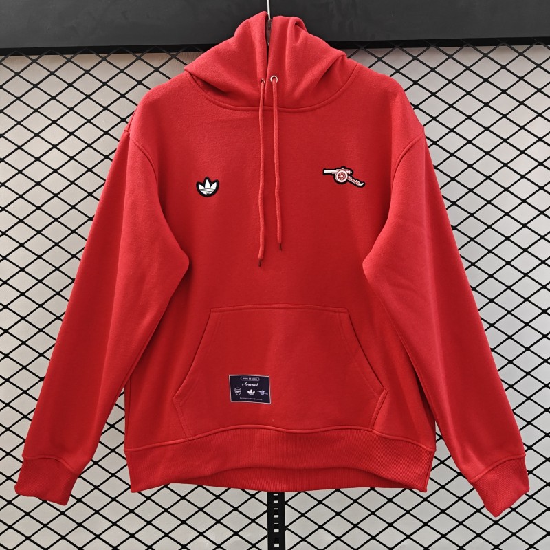 25/26 Arsenal Embroidered Logo Hoodie 7 Colors