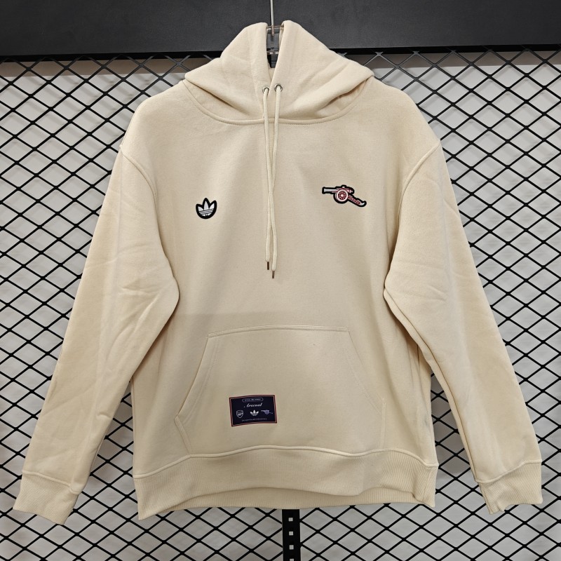 25/26 Arsenal Embroidered Logo Hoodie 7 Colors