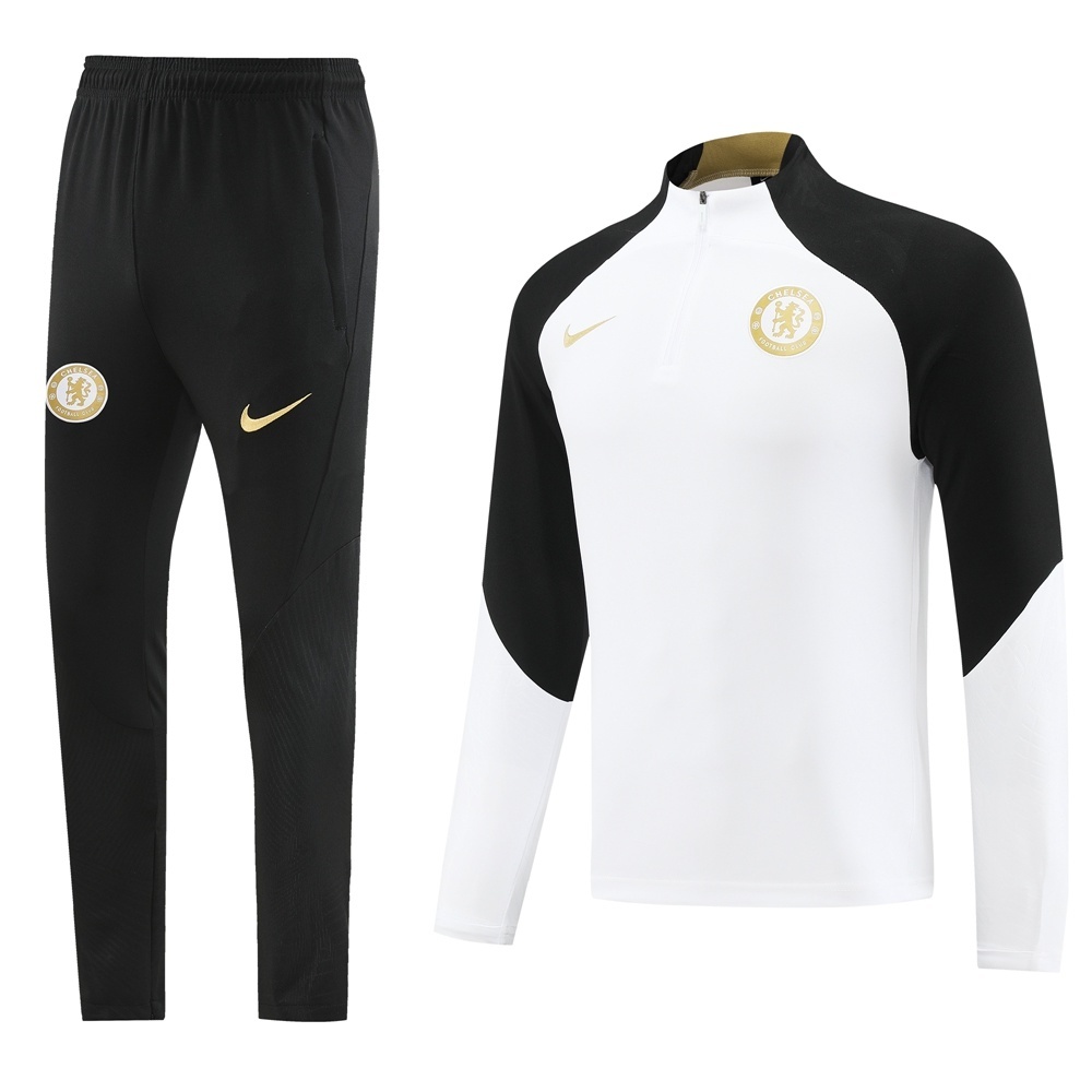 25/26 Chelsea White Half Zipper Jacket+Long Pants