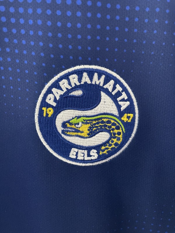 25/26 Parramatta Eels Blue with Gold Stripes Jersey