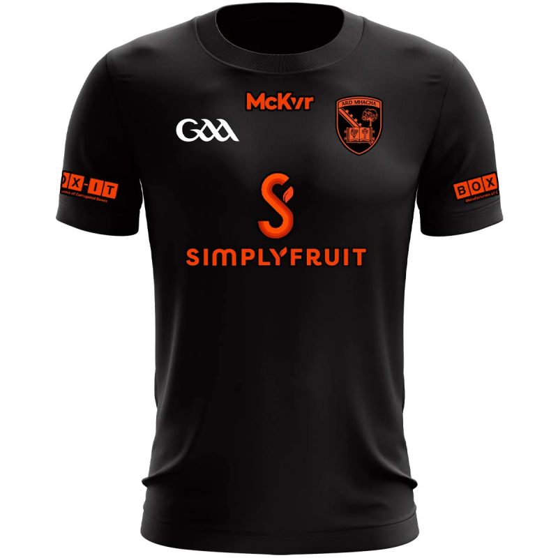 25/26 Armagh GAA Charcoal with Orange Accents Jersey