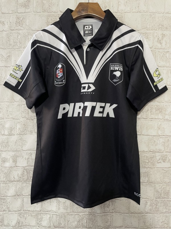 2024 New Zealand Kiwis Black with White V-Chevron Jersey