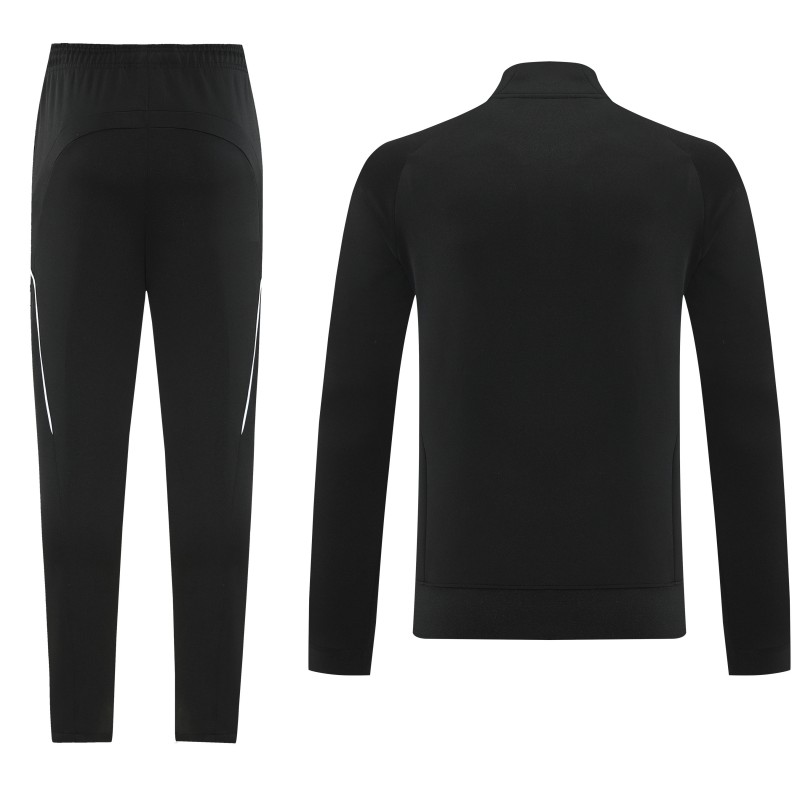 25/26 Liverpool FC Black  Full zipper Jacket Tracksuit+ long pants