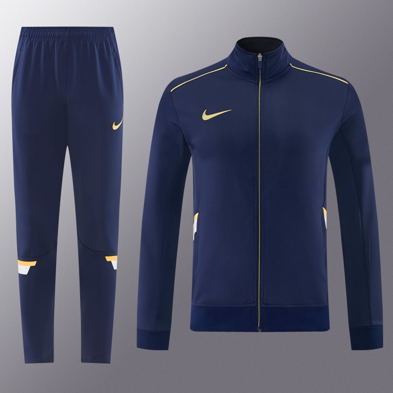 2026 NIKE Navy Full Zipper Jacket + Long Pants