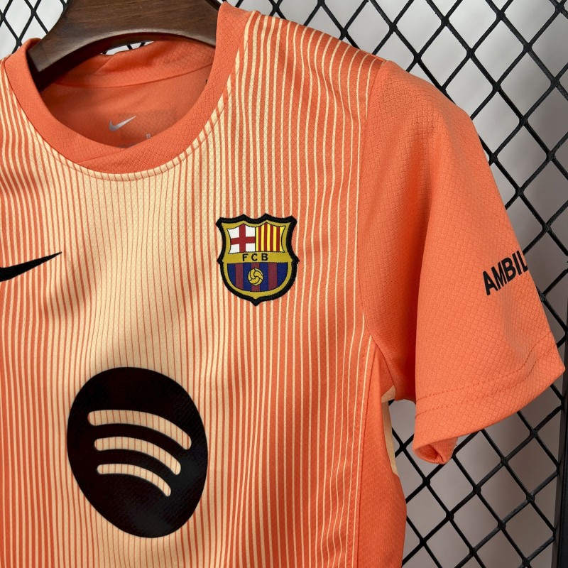 2025/26 Kids Barcelona Goalkeeper Kit