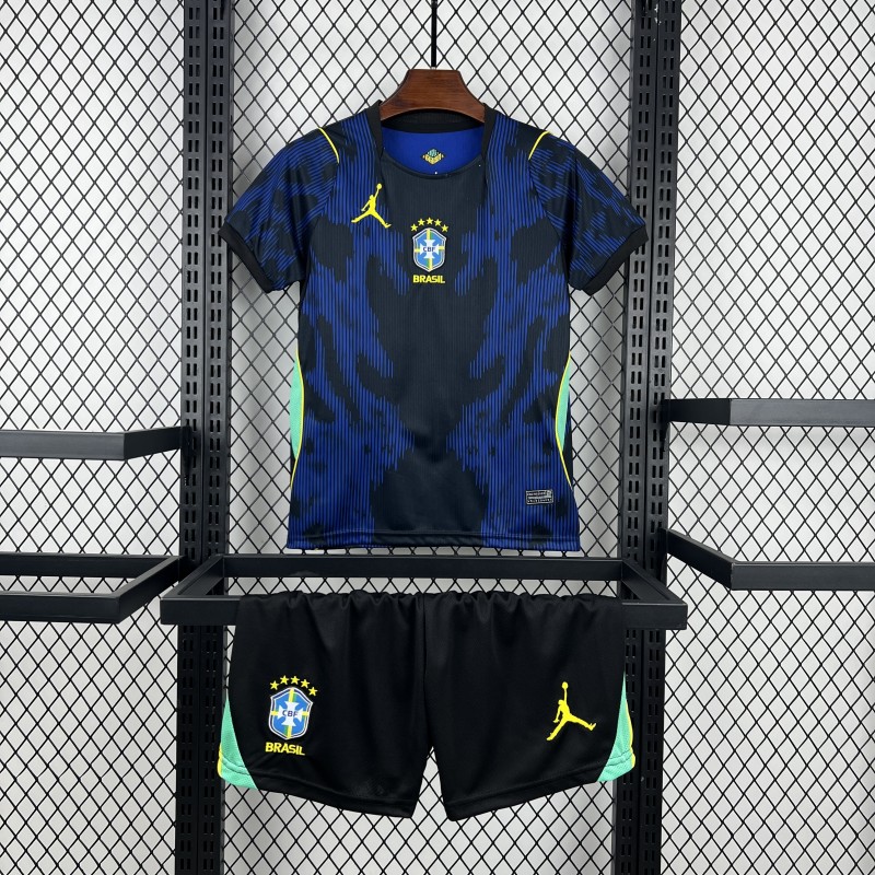 2026 Kids Brazil World Cup Away Kit