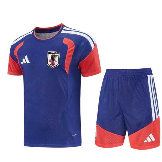 26/27 Japan  Blue  Short Sleeve+Soccer Shorts