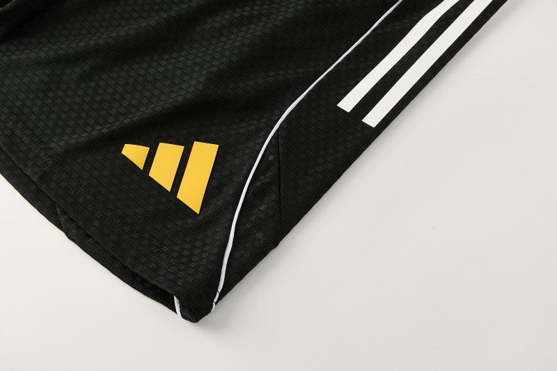26/27  Real Madrid Black x Marvel  Short Sleeve+Soccer Shorts