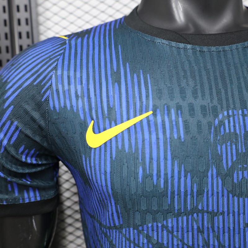 Player Version 2026 Brazil Navy Blue  Special Edition Away Jersey