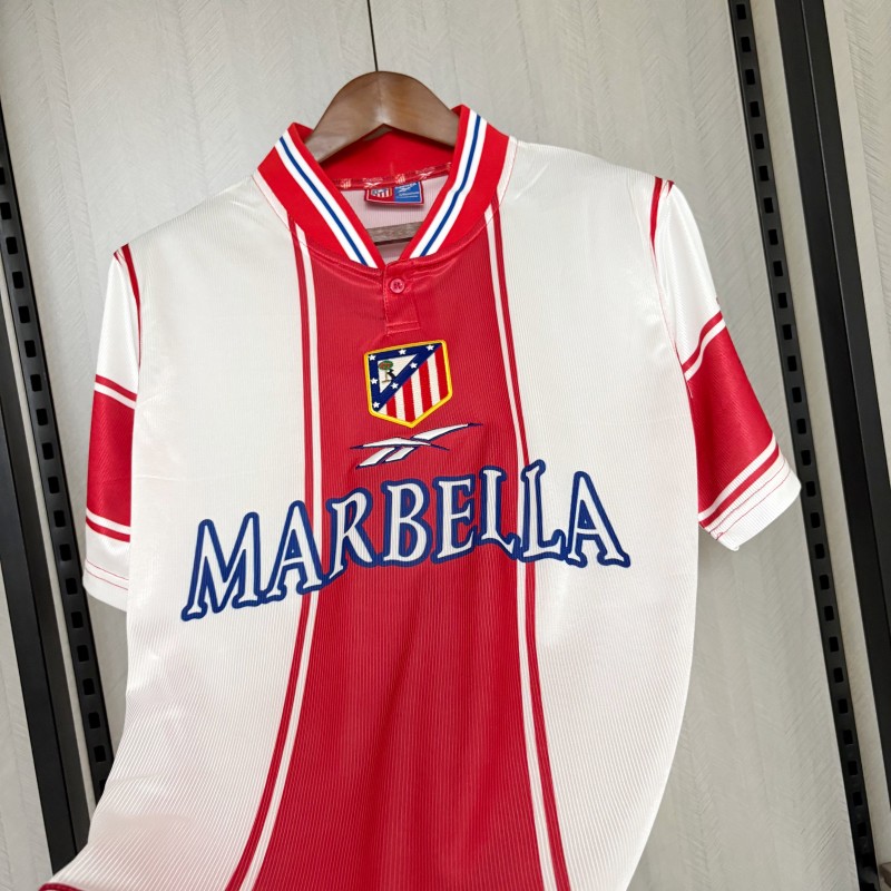 1999/00 Retro Atletico Madrid Home Jersey