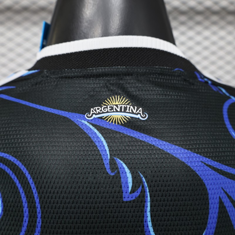 Player Version  26/27  Argentina  Black & Blue  Long Sleeve Jersey