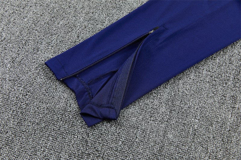 2026 Inter Milan Royal Blue Half  Zipper Jacket Tracksuit + Long Pants (Nike)