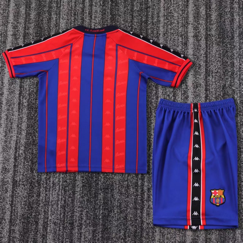 Retro Kids 97/98 Barcelona Home Jersey