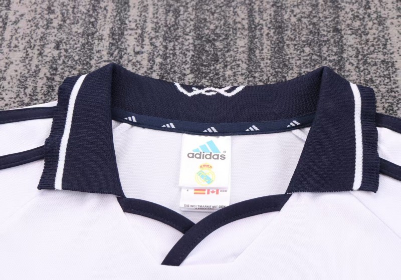 Retro Kids 00/01 Real Madrid Home Jersey