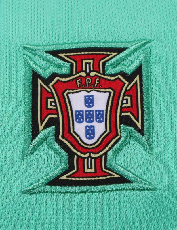 Retro Kids 2016 Portugal Away Green Jersey