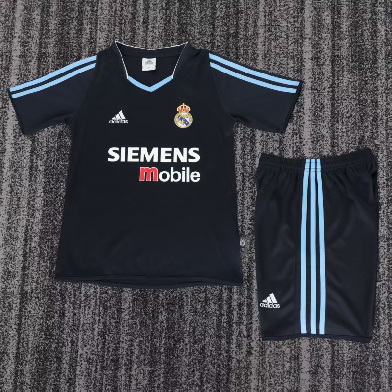 Retro Kids 03/04 Real Madrid Away Jersey