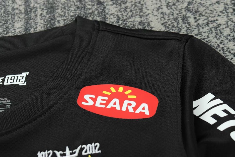 Retro Kids 12/13 Santos FC Black Long Sleeve Jersey
