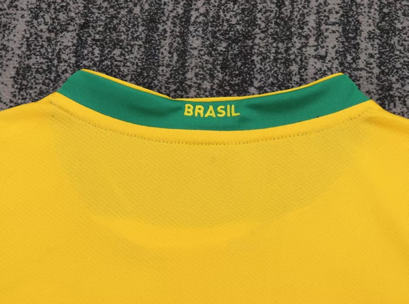 Retro Kids 2006 Brazil Home Jersey