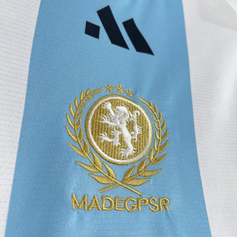 2026 Unisex Light Blue Striped World Cup Style V-Neck Soccer Jersey