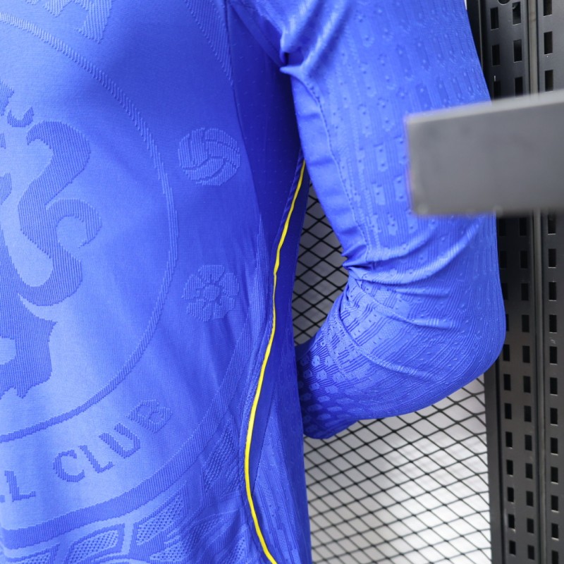 Player Version 26/27 Chelsea Home Polo Collar Long Sleeve Jersey