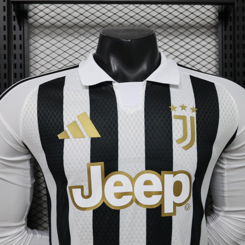 Player Version 26/27 Juventus Home Long Sleeve Jersey