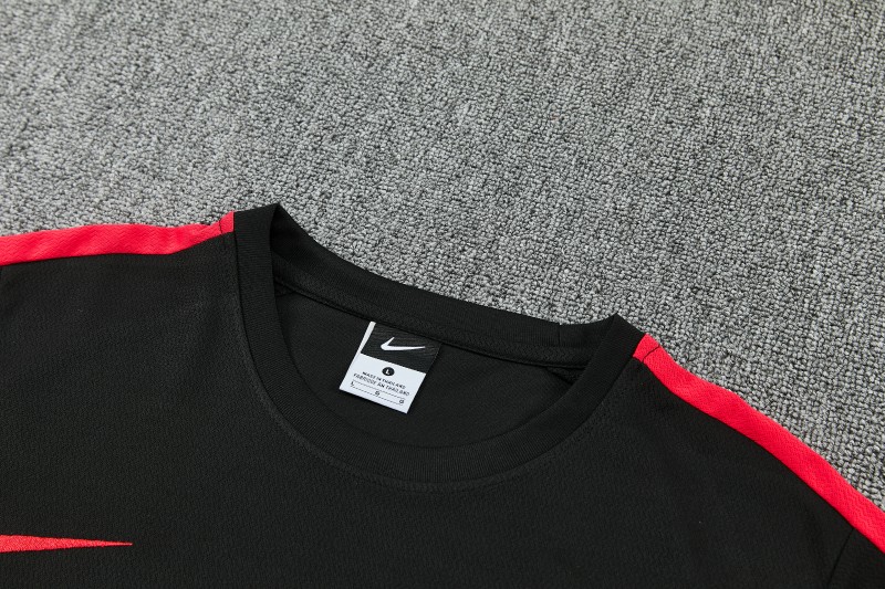 26/27 Pairs Black Short Sleeve+Soccer Shorts