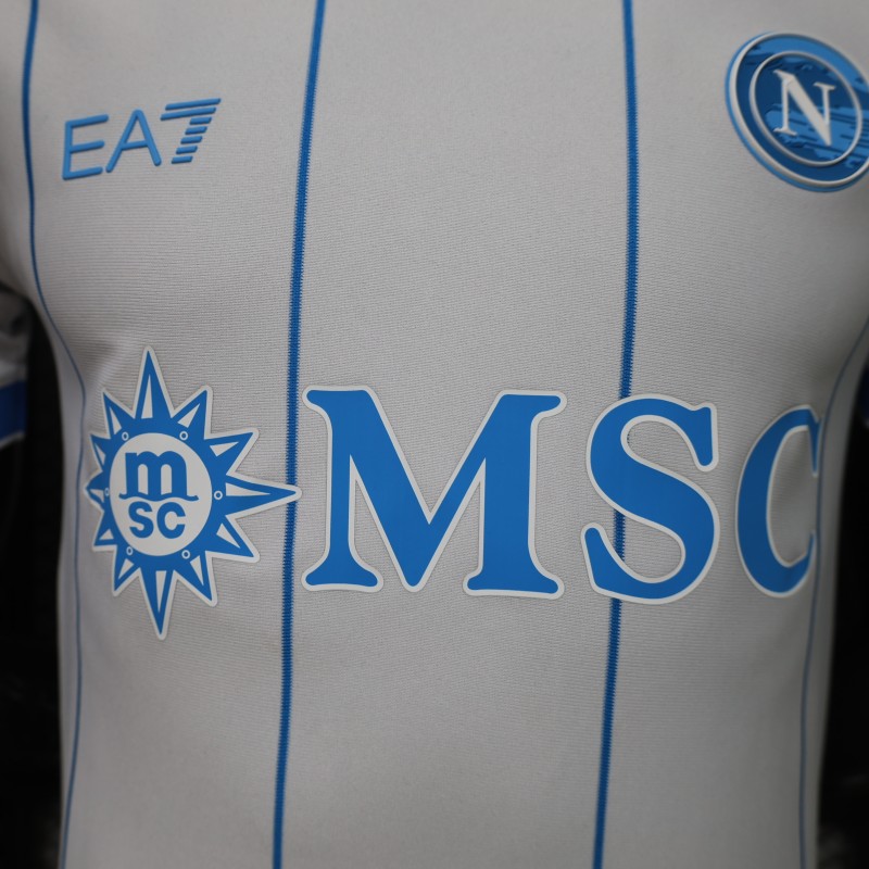 Player Version 26/27 Napoli Away White Jersey with NFC Chip