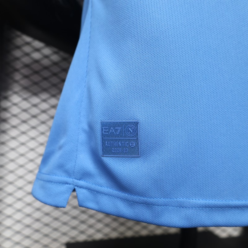 Player Version 26/27 Napoli Home Blue Jersey with NFC Chip