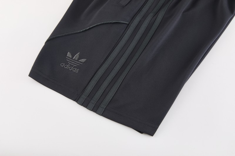 26/27 Adidas AD15 Dark Grey Short Sleeve+Soccer Shorts