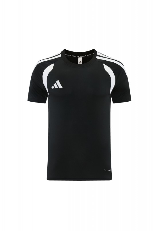 26/27 Adidas 14 Black Short Sleeve+Soccer Shorts