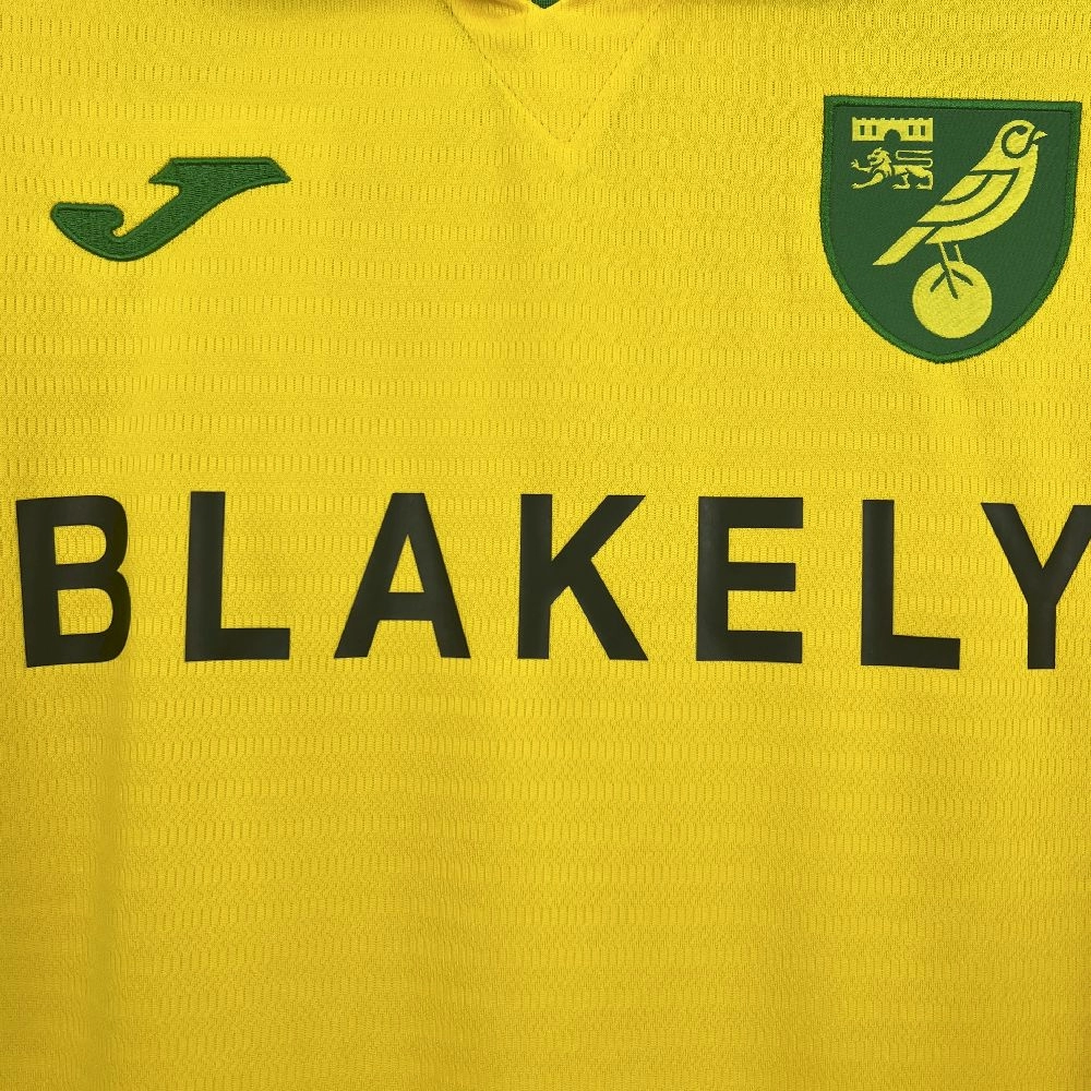 2025/26 Norwich City FC Home Jersey